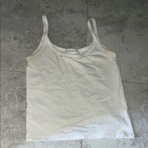 Forever 21 white Fitted Sleeveless Tank
